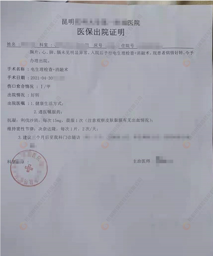 心率失常,百万医疗险