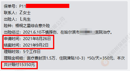 摔伤,意外险,梧优理赔